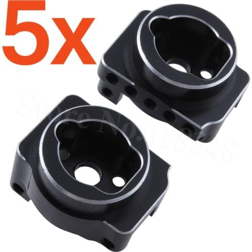 5 Pairs Aluminum Rear Portal Drive Axle Mount Replacement of 8256 for TRAXXAS Trx-4 1/10 RC Crawler Car Kit