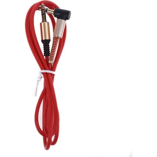 3.5MM Jack 90 Degree Right Angle Male to Straight Male Audio Stereo Aux Cable