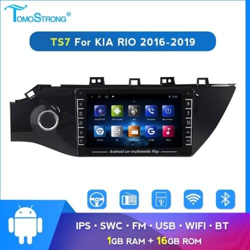 GPS Android BT WIFI auto radio for kia k2 Rio 4 2016 2017 2018 2019 Audio Multimedia video player camera dvr ips radio 2 din