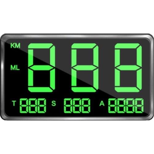 Car GPS Speed Heads Up Display HUD MPH Digital Speedometer Altitudes C80 Monitor Alarm Radars Detector Accessories