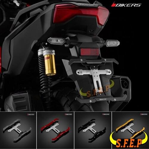 BIKERS License Plate Holder Bracket Adjustable Angle License Number Plate For BMW C400X C400GT C650GT F900R F900XR S1000RR