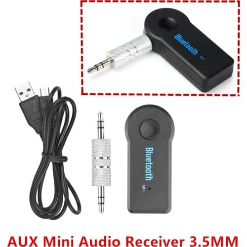 Bluetooth AUX Mini Audio Receiver 3.5MM for Audi X5 X6 Q5 Q3 BMW 1 3 5 7 Series Benz A180 A200 AMG W204