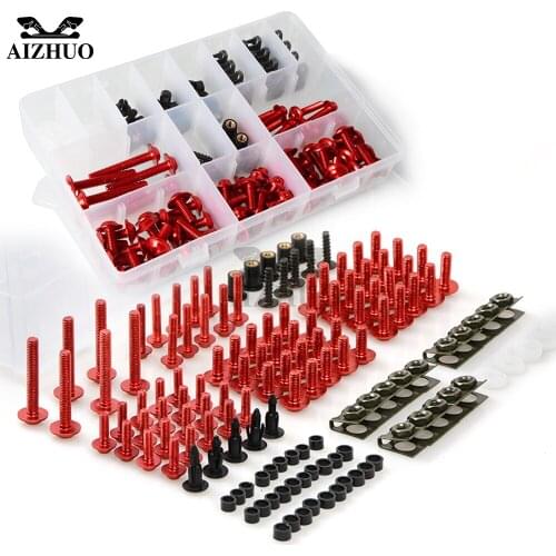 Motorcycle Fairing Bolts Screws Body Spring Bolts For HONDA VFR1200/F CB600 CB900F CB 600 900F CB900 F HORNET 250 XL1000 XL1000V