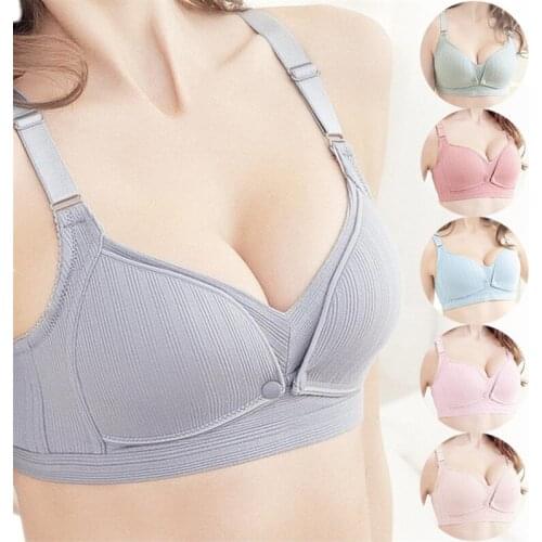 Wirefree Breastfeeding Maternity Bra Cotton Clothing Breastfeeding for Pregnant Women Pregnancy Breast Sleep comfortable