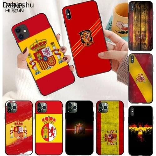 Spain national flag Coque Shell Phone Case for iPhone 11 pro XS MAX 8 7 6 6S Plus X 5S SE 2020 XR case