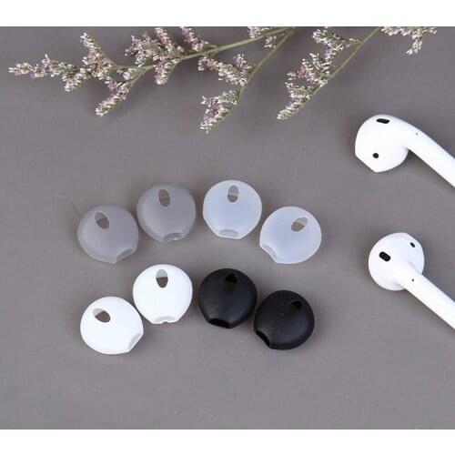 Earphone Case for iPhone Cover Anti Slip Rubber Soft Ear Tips Earbuds Caps for iPhone Earpads Eartips Silicone earphone cover