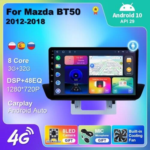For Mazda BT50 BT-50 2012-2018 Car Radio Stereo Autoradio Multimedia Player Navigation GPS 2din Intelligent System Audio Cars