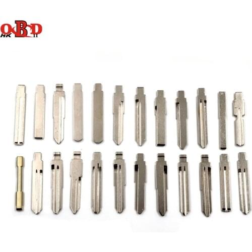 HKOBDII Hot selling 24pcs/lot Car key Blades For KD Remotes High quality keyblades