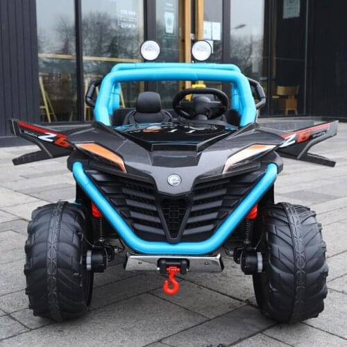 Large Off-road Vehicle Kid Baby Toy Car with Two Seats Remote Ride on Toys for 1-8 Years Old Child Electric Cars Can Sit People