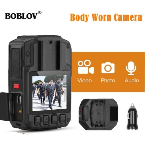 BOBLOV Camera HD 1080P Ambarella Body Camera Wearable 2.0 LCD HDMI Police Mini Camera Video Recorder mini Body cam DVR bodycam
