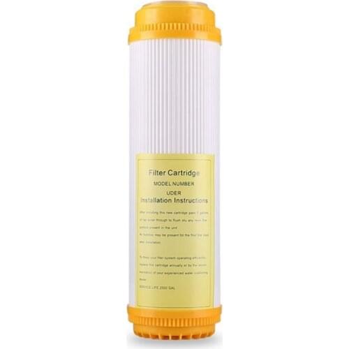 2PCS 10 Inch Resin Filter Cartridge Softened Pure Water Ion Exchange Removes Descaling/Alkaline Water Purifier System