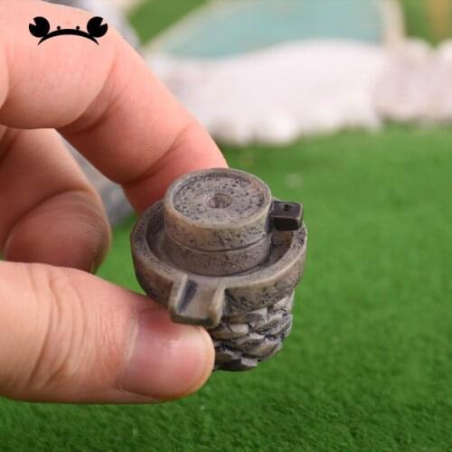Mini Stone Mill Craft Miniature Fairy Garden Home Decoration Micro Landscaping Decor DIY Accessories