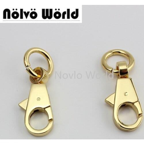 Nolvo World 5-20-100pcs 3 colors 13X50mm trigger snap hook swivel snap hooks,luxury bags purse adjusted strapping hook buckle