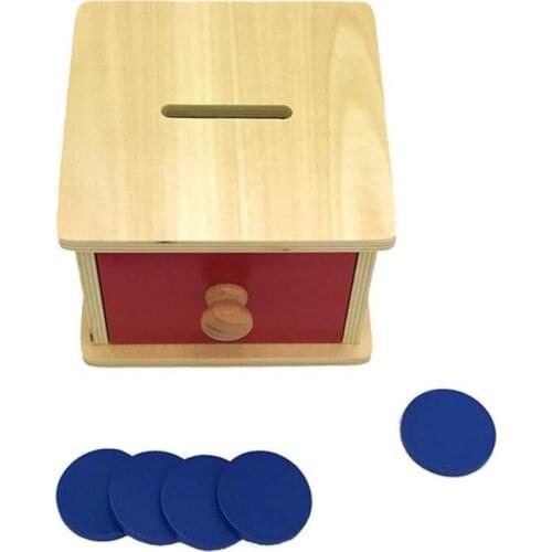 Montessori Infant Coin Box Bank Game Safety Water Paint