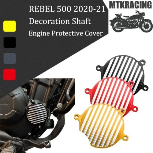 Motorcycle cnc aluminum engine cover stator case body frame protective for honda rebel 500 300 cmx 300 500 accessories 2018-2020