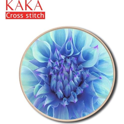 Cross stitch kits,Embroidery needlework sets with printed pattern,11CT-5D canvas for Home Decor Painting,flowers CKF0061