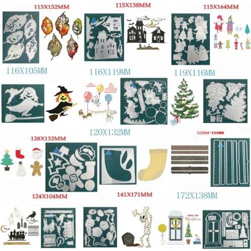 New Arrival Halloween Cutting Dies for Scrapbooking Handmade Tools Greeting Card Craft Album Paper DIY Gift Decoration Christmas