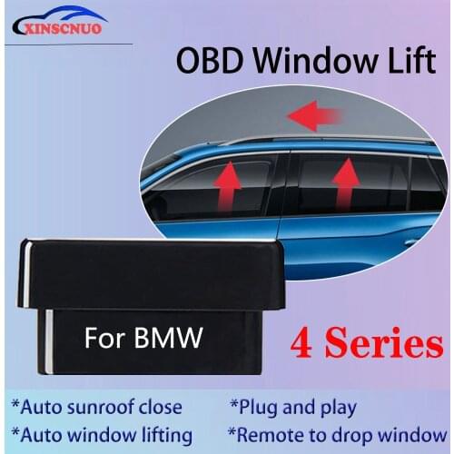 OBD Auto Car Windows Closer For BMW 4 Series 2012-2017 2018 2019 Vehicle Glass Door Sunroof Opening Closing Module System