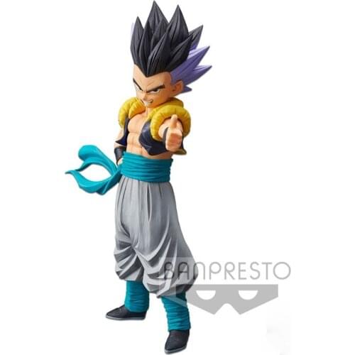 BANDAI Original Genuine Japanese Anime DRAGON BALL Gotenks Figure Grandista Model Doll Toys Gifts