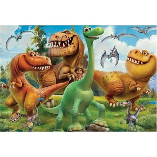 Dpsprue 5D Full Square Round DIY Diamond Painting Cross Stitch Cartoon Dinosaur Embroidery Diamond Mosaic Home Decoration Gift