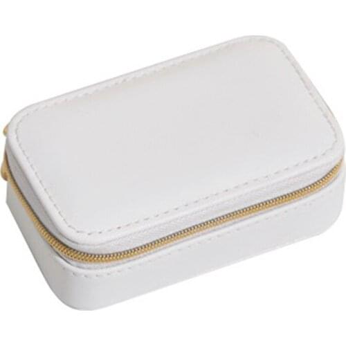 Portable Travel Jewelry Box Organizer Display Storage Case for Rings and Earrings Small Jewelry Box