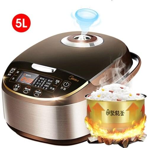Rice Cooker Intelligent 5L Large Capacity Home Reservation Rice Cooker Electric Cooker