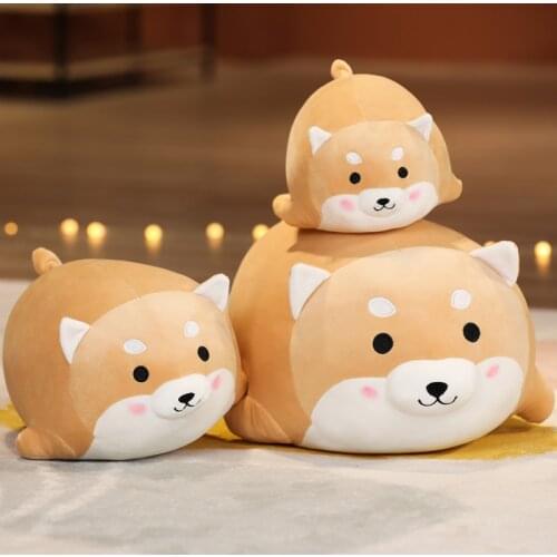 Super Soft 26/35/48CM Plush Dog Shiba Inu Creative Plush Dog Butt Toys Bed Sofa Cushion Children Toys For Kids Gifts