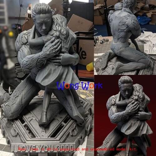 Wong Work Unpainted 20cmH 25cmH 30cmH 3D Printing Unassembled Garage Kits GK Model Kit Figure Statue TTG-210518-56