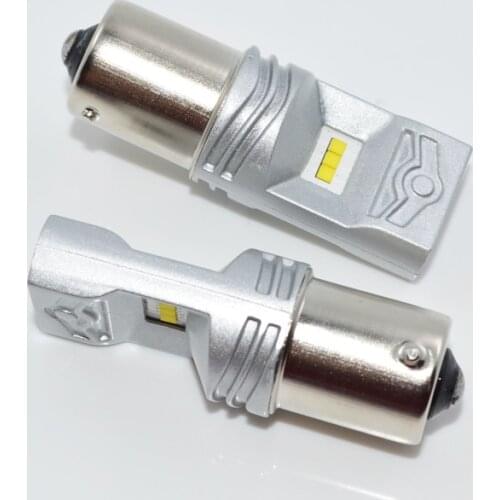 2 X BA15S 3200LM High Power S25 P21W 1156 Car LED fog Lamp 12V Light Tail Brake Fog light Turn Signal Bulbs 6000K White