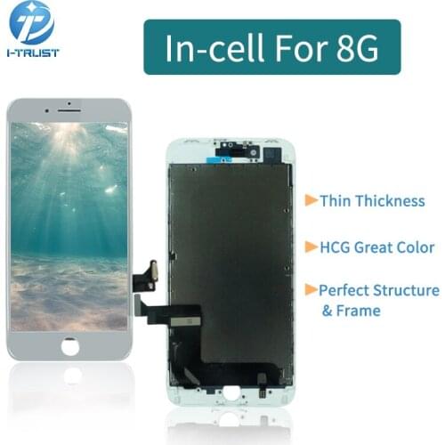 20 PCS Full Perspective Display Incell LCD For IPhone 8 LCD Screen Replacement High Color Saturation And Wide Color Gamut