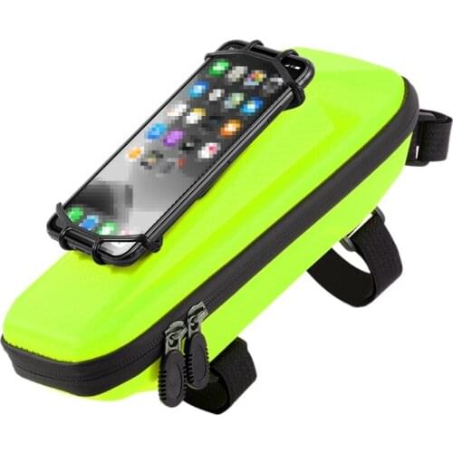 A5KC 360° Rotating Phone Case Holder Bicycle Bag Phone Front Frame Bag Waterproof Bike Phone Mount Bike Bag Phone Holder