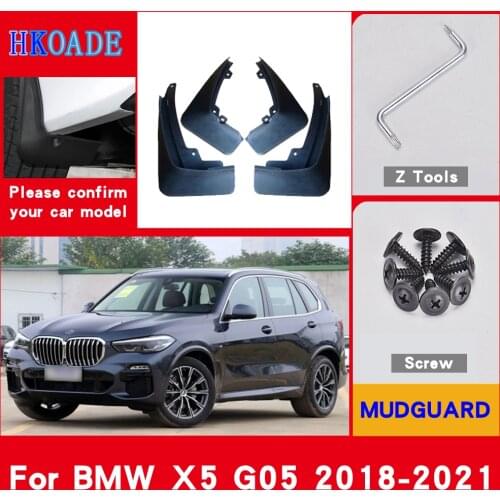 Car Fender Mud Flaps For BME X5 G05 2018 2019 2020 2021 Mudguards Splash Guards Fender Mudflaps Car Fender Accessories