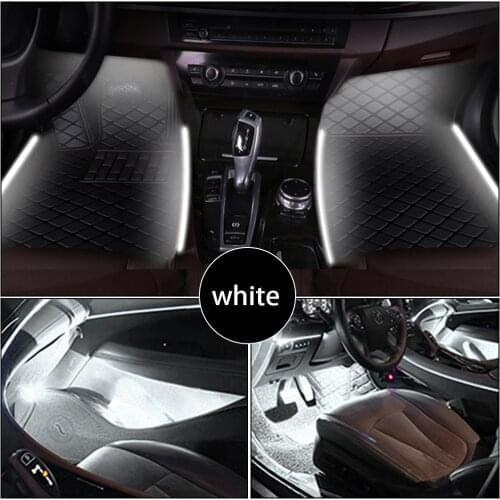Car Floor Mats Lights For Audi A1 A2 A3 A4 A5 A6 C6 A6 A7 A8 A8L Q2 Q3 Q5 Q7 R8 S3 S4 S7 TTS RS4 RS3 RS5 RS6 Car Accessories