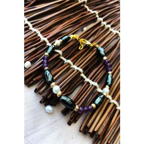 Dr Stone Natural Stone handmade African collection Women amethyst i 439747072