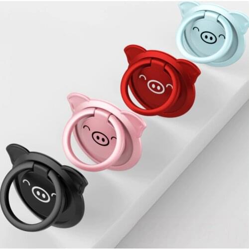 Finger Phone Holder Stands Circle Grip Phone Holder Smartphone For iPhone 7 Xiaomi Mi8 Plus Cell Mobile Phone Socket Ring Holder