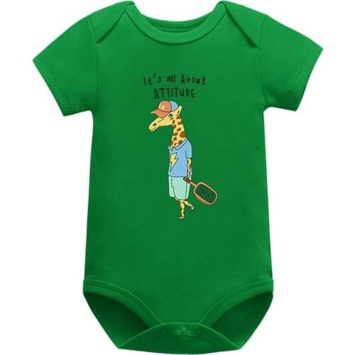 Baby Bodysuits For Boys Short Sleeved Cotton Body Newborn Toddler Infant Baby Boys Clothes