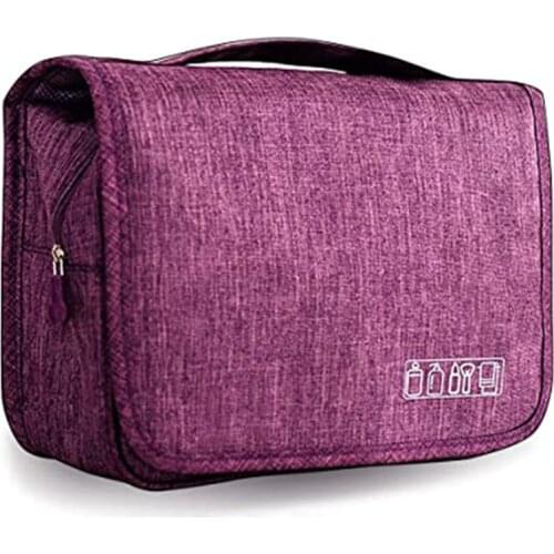 Hanging Travel Toiletry Bag Organizer Cosmetic Bag Portable Makeup Bag with Hook&Pockets,Waterproof Storage 5 Color for Bathroom