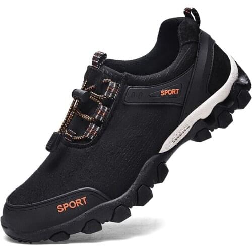 Winter Men Hiking Shoes Outdoor Men Sneakers Climbing Shoes Men Sport Shoes Fashion Outdoor Sneakers