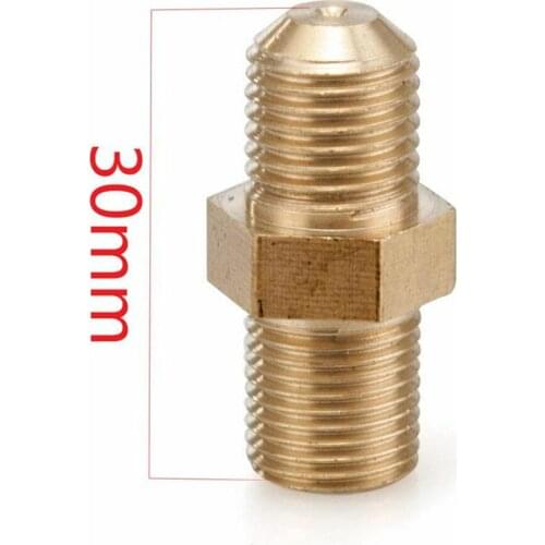 BRASS Turbo Oil Feed Line Male To Female .035" Restrictor Fitting 1/8' NPT