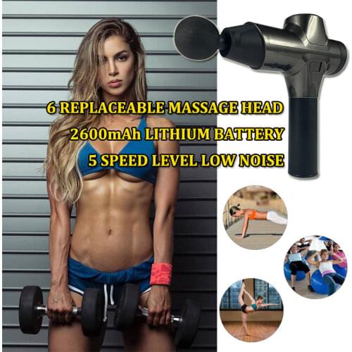 Massa Slimming Massage Gun Muscle Relaxation Massager Vibration Fascial Fitness Equipment Noise Reduction Design Full Body Use