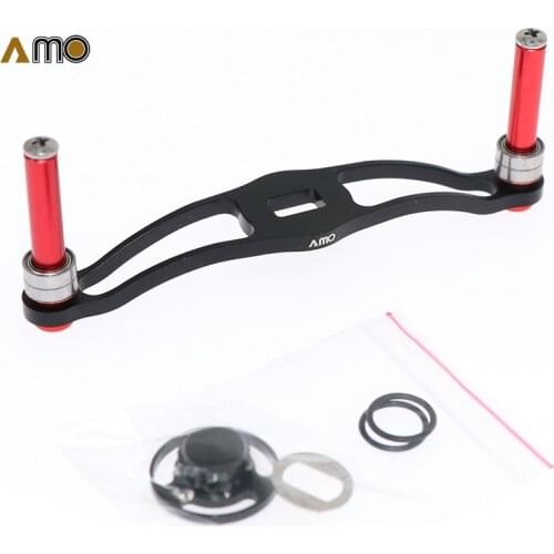 AMO DIY D style 80mm Inner Bending Aluminum Alloy Bait Casting Reels/ Drum Reels right or left arm outdoor Free shipping