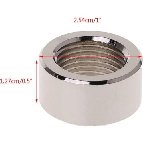 Never Fade Universal Iron Plating Nicke O2 Oxygen Sensor Exhaust Stepped Mounting Weld