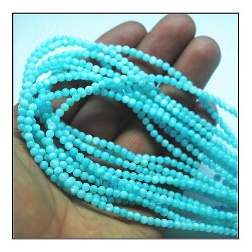 Wholesale 130pcs pink Shell beads round ball mother of pearl size 3mm blue shell pink shell beads jewelry findings