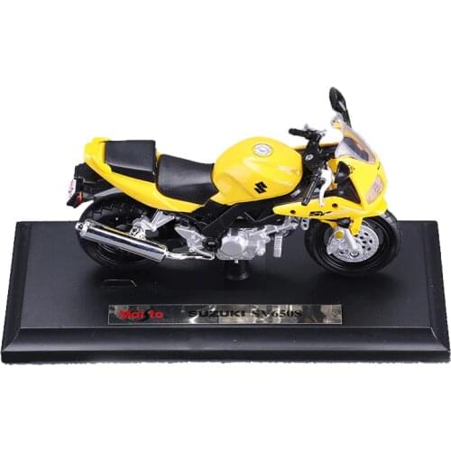Gifts Motorcycle Maisto 1:18 SUZUKI R750 Original Authorized Simulation Alloy Model Toys Car