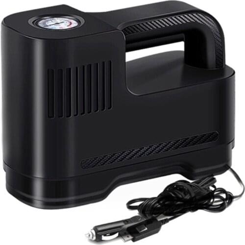 T3ED Portable Car Air Compressor DC 12V LED Light Digital Auto Tire Inflator Air Pump