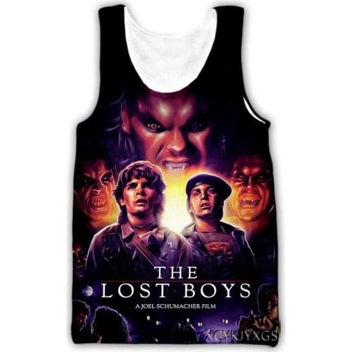 New Men/Women 3D Printed The Lost Boys Casual Vest Fashion Streetwear Men Loose Sporting Tank Top D17