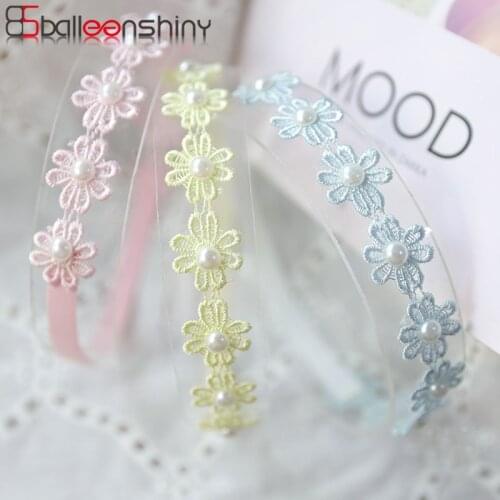 Balleenshiny Small Flower Sweet Kids Girls Hair Accessories Lovely Princess Baby Girl Headband Newborn Baby Shower Headwear