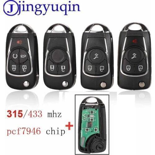 Jingyuqin 10p 315/433mhz pcf7946 Chip Remote Car Key For Chevrolet Cruze For Buick For VAUXHALL OPEL Insignia Astra J Zafira C 2
