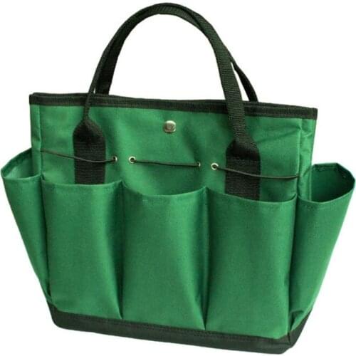 Garden Tool Bag Heavy Duty Canvas Tool Storage Home Organizer Gardening Tool Kit Holder
