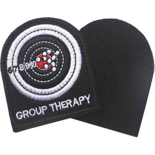 The Target Shooting Tactical US Made Group Therapy patch Combat Army Hook/loop Patch badge